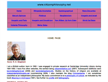 Tablet Screenshot of citizenphilosophy.net